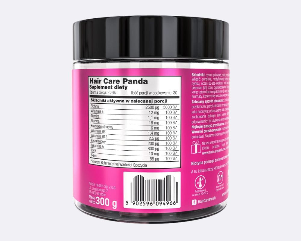 Hair Care Panda opakowanie