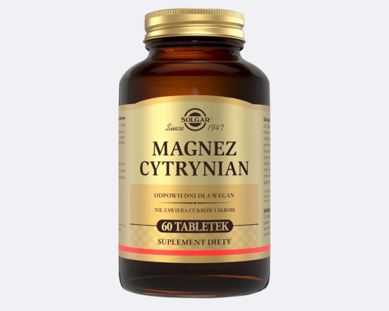 Solgar Magnez Cytrynian tabletki