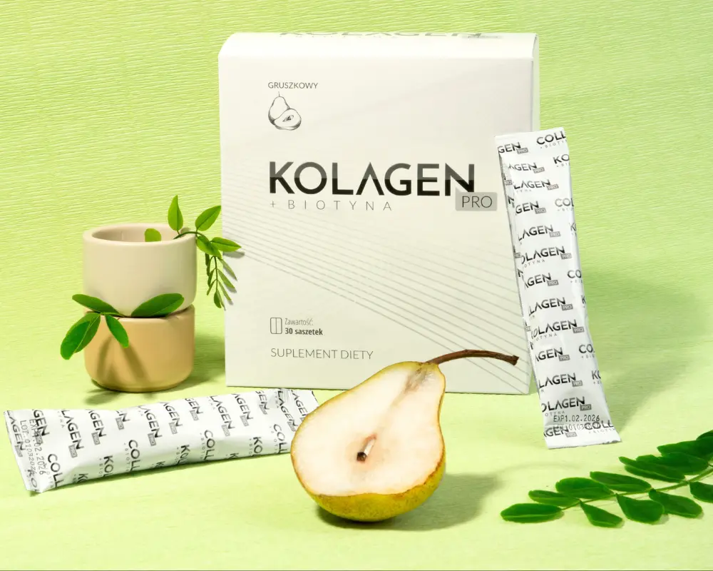 Kolagen PRO + biotyna gruszka