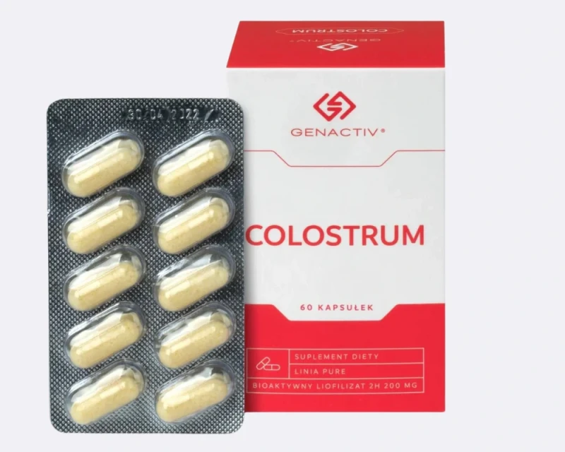 Colostrum Genactiv - 60 kapsułek