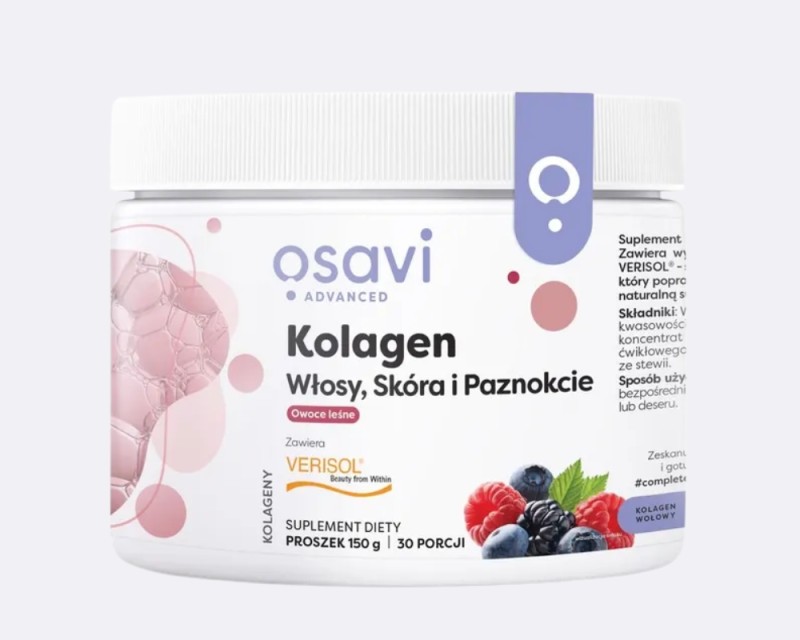 Osavi-Kolagen-Włosy-Skóra-i-Paznokcie-smak-owoce-leśne