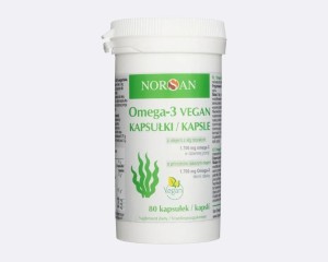 Norsan Omega-3 Vegan 80 kapsułek