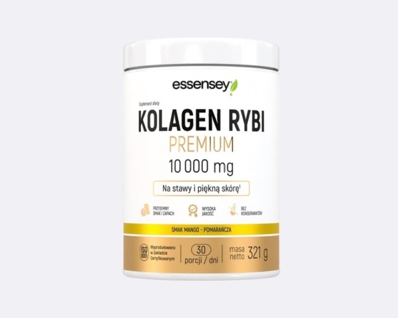Essensey-Kolagen-Rybi-Premium-10000-mg-mango-pomarańcza