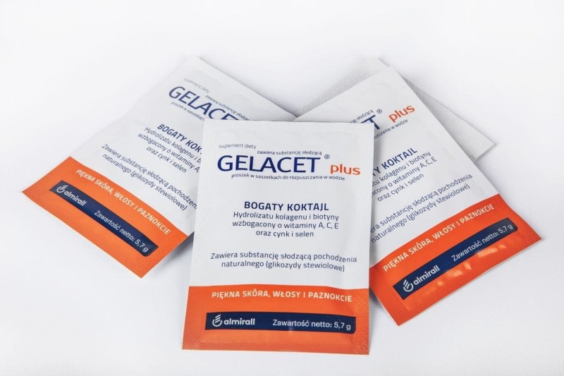 Gelacet Plus kolagen w saszetkach