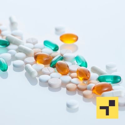 Suplementy diety w różnych kapsułkach i tabletkach