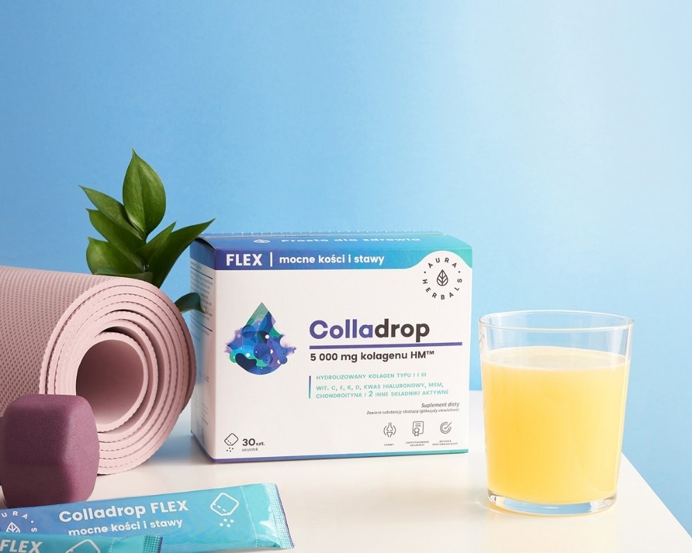 Opakowanie Aura Herbals Colladrop Flex 5000 mg